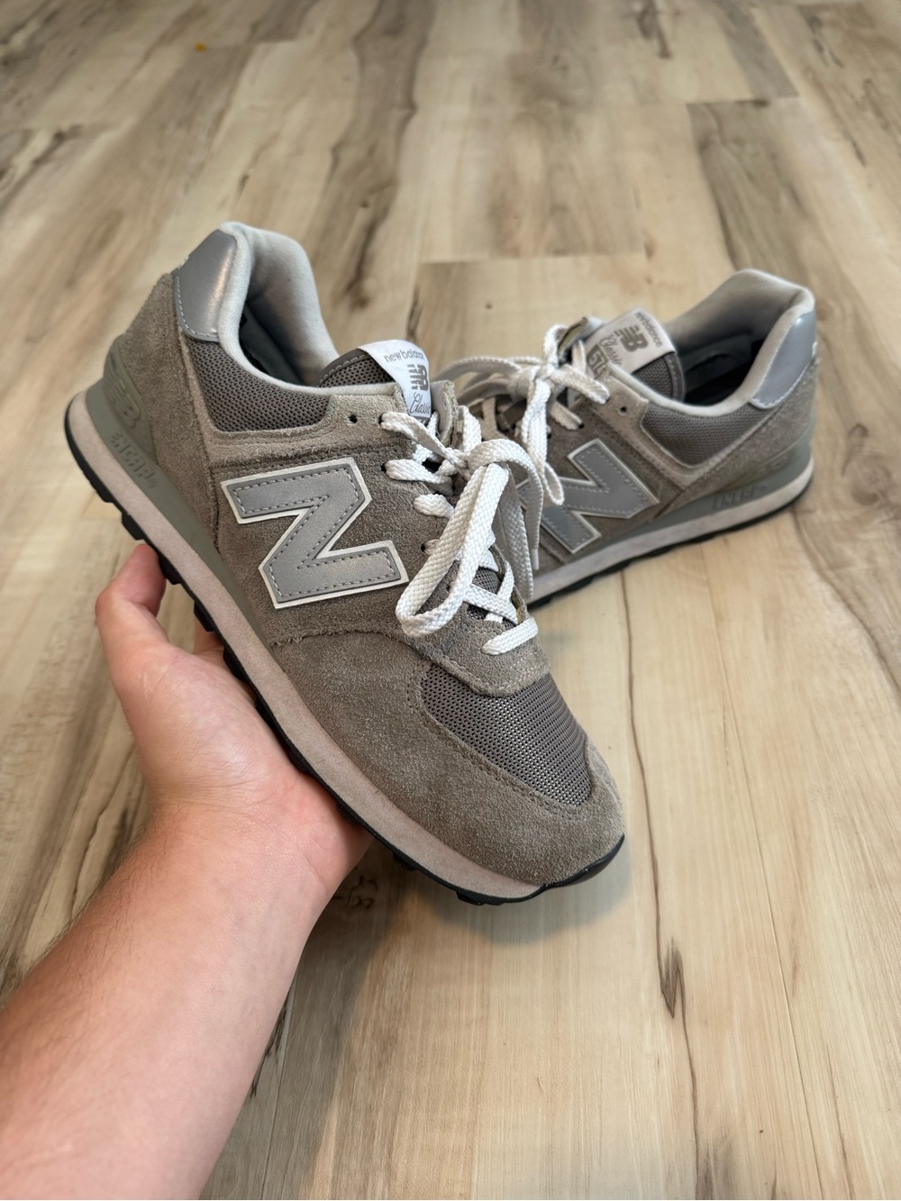 New Balance Men's Grey 574 Classic Sneaker